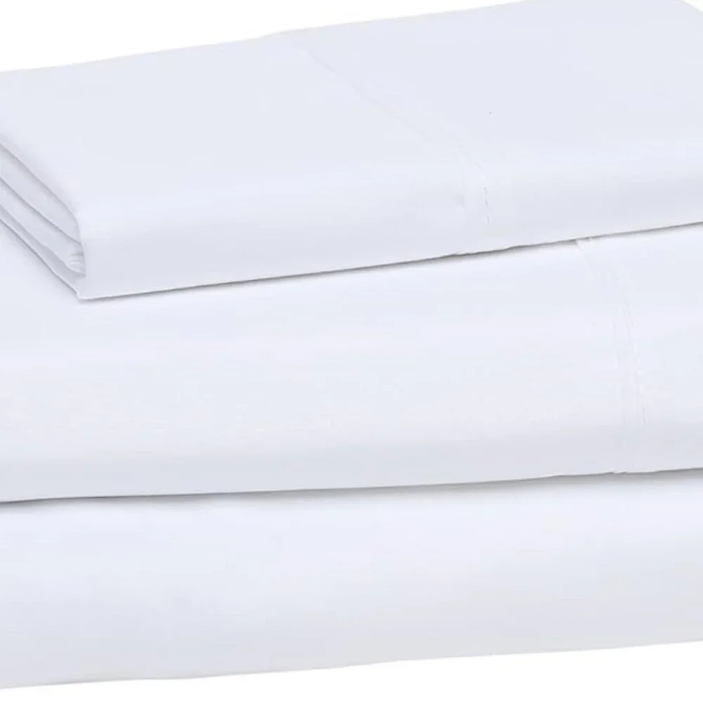 Amazon Basics Twin XL Sheet Set Bright White NIB Dorm Bedding